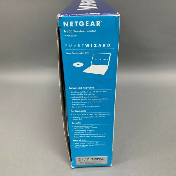 Netgear N300 WNR2000 Wireless Router Work and Play in Box - Picture 2 of 9